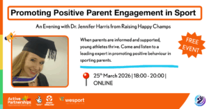 Poster containing information on a positive parent engagement workshop