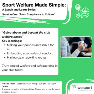from compliance to culture in sports clubs poster