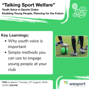 Youth voice in sports clubs poster